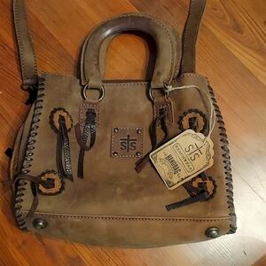 Small chaps satchel teak StS